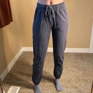 Well worn tall Blue Jogger Pants